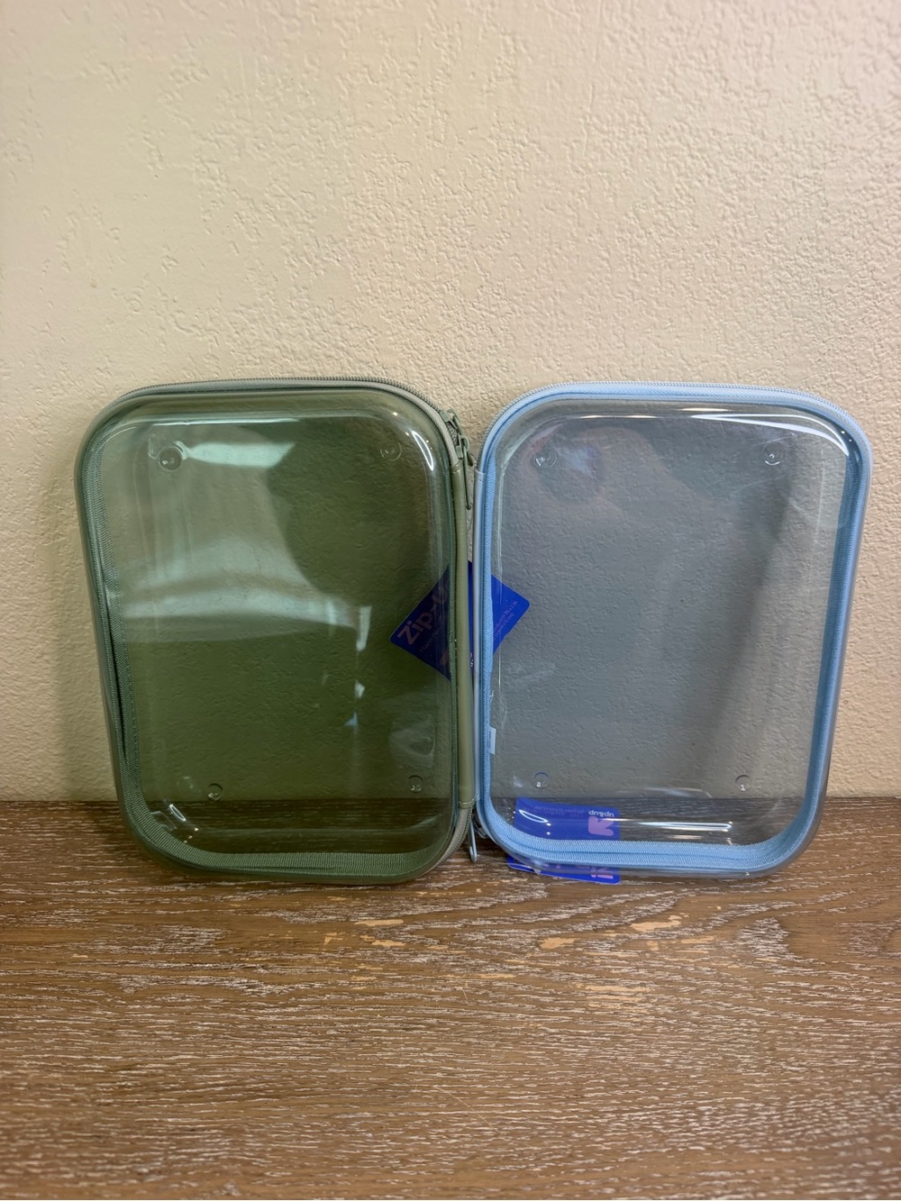 Up&up Target Hard Case Pencil Case,Viral Tik Tok case set of 2 (small) green/blu